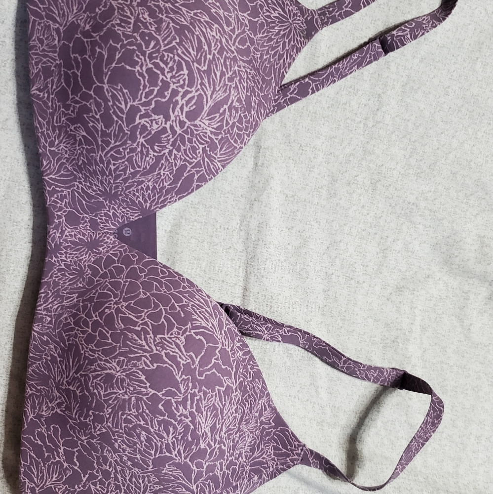 lululemon athletica Mauve Patterned Sports Bra